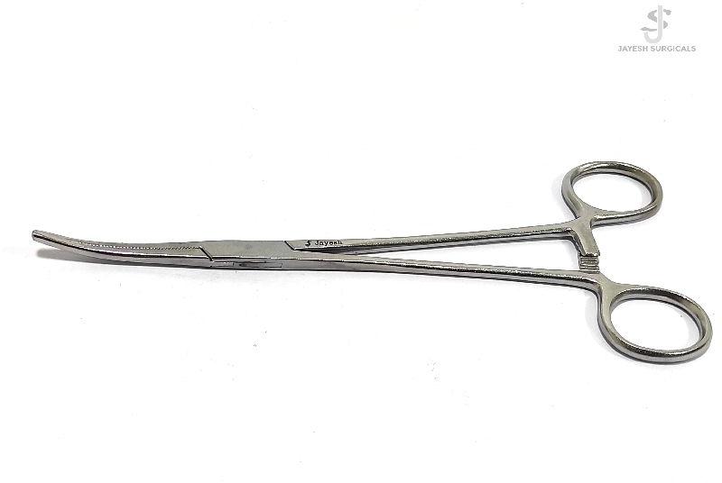 Stainless Steel Curved Artery Forcep, for Clinical, Hospital, Size : 8inch