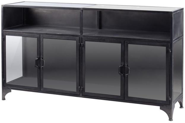 Polished Wood Industrial Metal Sideboard, for Home, Hotel, Feature : Accurate Dimension, Termite Proof