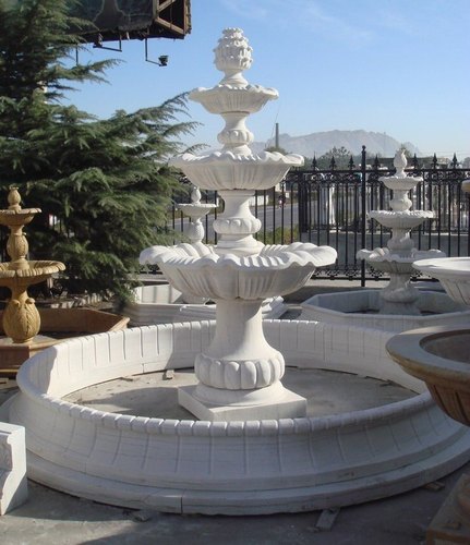 Makrana Marble Fountain, for Amusement Park, Garden, Outdoor, Public Attraction Places, Design : Modern