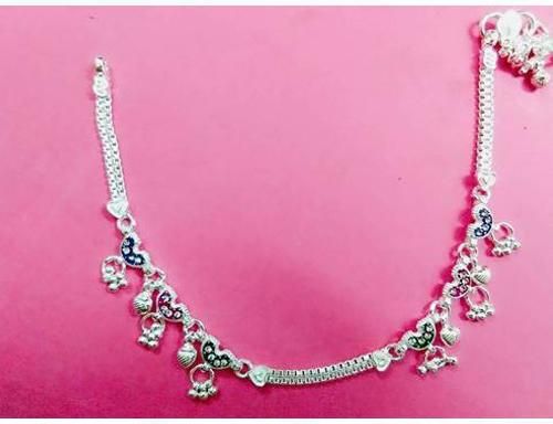 Designer Silver Anklets