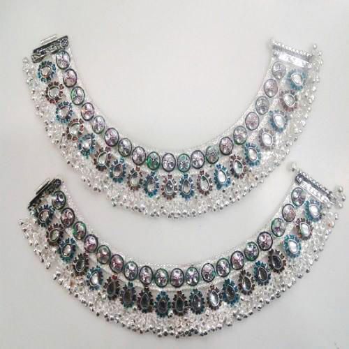 Heavy Silver Anklets