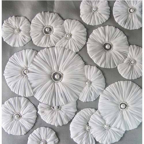 Cotton Applique Fabric, for Making Garments, Width : 44inch, 46inch