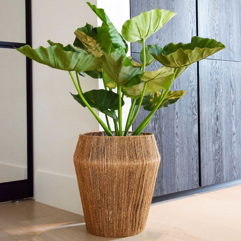 Jute Vase, Width : 8.25