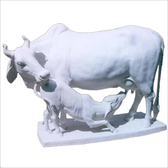 Stone Handcrafted Cow & Calf Statues, Size : 4feet, 6feet, 8feet