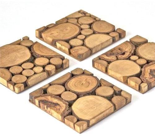 Wooden Coaster Set