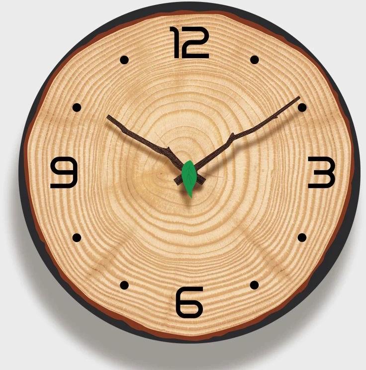 4-6 Kg wooden wall clock, Packaging Type : Thermocol Box