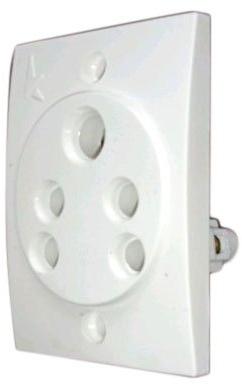 Plastic Electrical Power Socket, Color : White