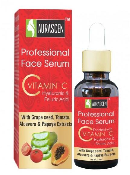 Professional Face Serum (With Vitamin C, Hyaluronic Acid, Fe