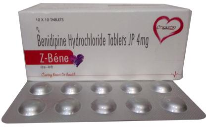 Benidipine Hydrochloride Tablets IP