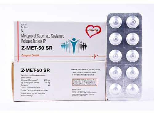 Metoprolol Succinate Sustained Release Tablets IP