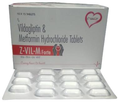 Vildagliptin And Metformin Hydrochloride Tablets