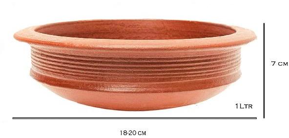 Clay Pot, Size : 1 Litre, 2 Litre, 3 Litre, 4 Litre