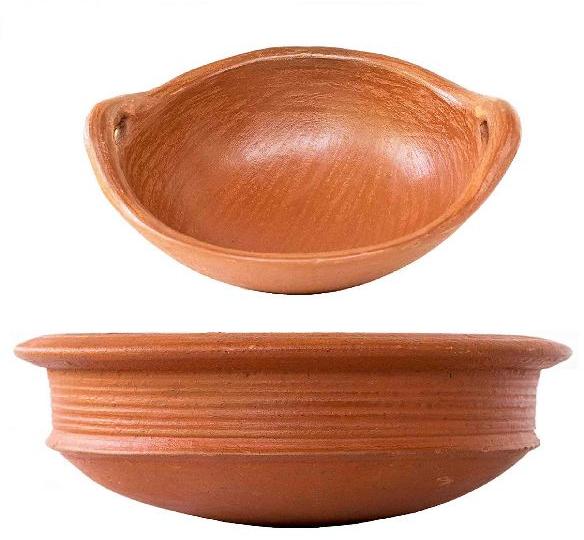 Earthen Kadai And Clay Pots set