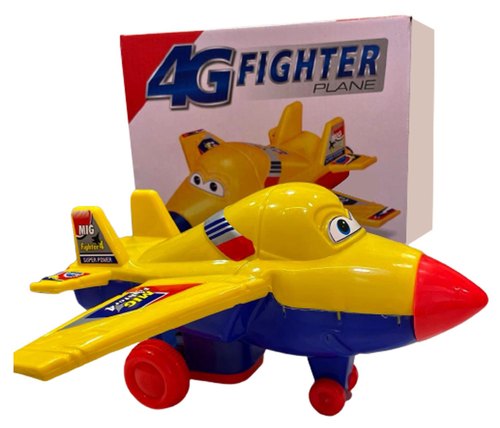Plastic Kids Toys Airplane, Color : Yellow