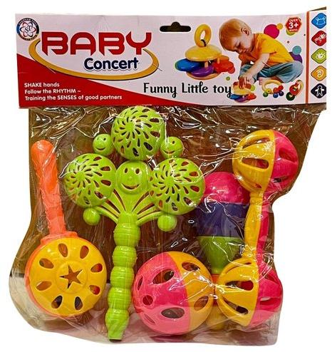 Plastic Baby Rattle, Color : Multicolor