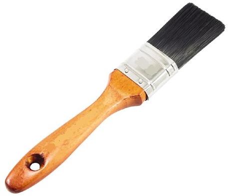 Wooden paint brush, Size : 10 mm (Width)