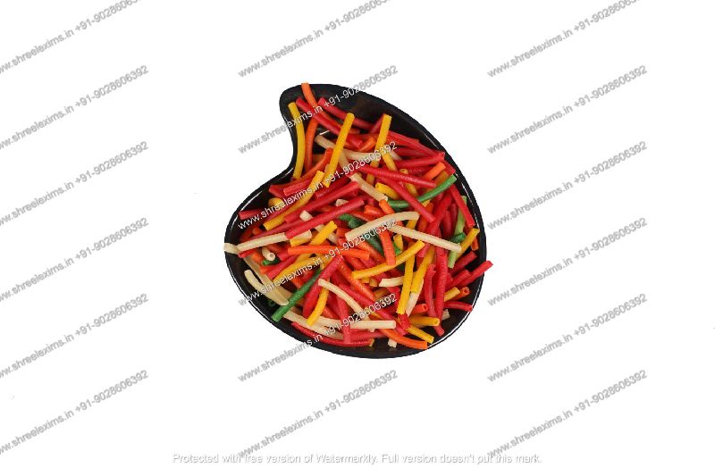 Refill Pipe Pellets Fryums, for As Snacks, Certification : FSSAI Certified