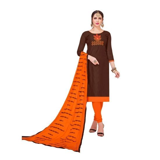 Modal Silk Unstitched Salwar Suit