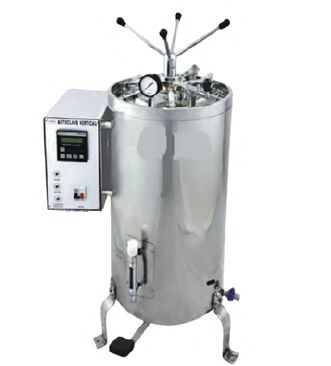 Stainless Steel Polished Double Wall Vertical Autoclave, for Laboratory Use, Feature : Corrosion Resistance