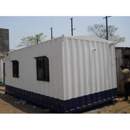 Rectangular Polished Steel Office Portable Cabin, Feature : Eco Friendly, Fine Finishing, Good Quality