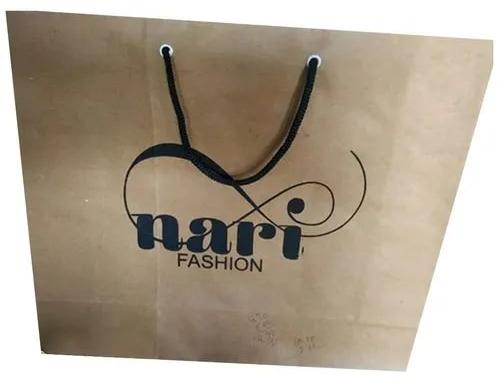 Printed Shopping Paper Bag, Size : 15X11X4 inch (L*W*H)