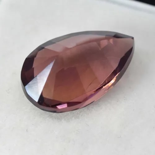 Polished Brown Pear Sapphire Gemstone, for Jewellery, Size : Standard