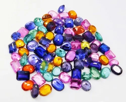 Polished Mixed Sapphire Gemstone, for Jewellery, Size : Standard