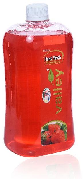 1ltr. Strawberry Liquid Hand Wash, Color : Red
