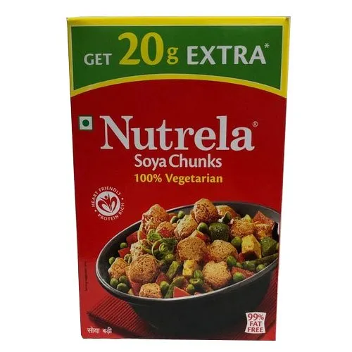 Nutrela Soya Chunks at best price INR 39 / Pack in Mumbai from United