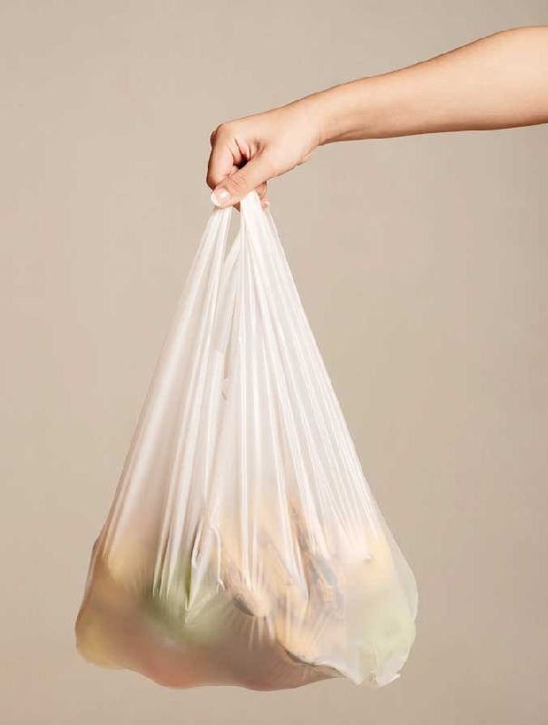 Biodegradable Carry Bags (Hot Water Soluble), for Shopping, Plastic Type : PVA