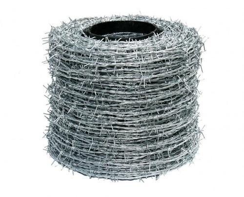 Galvanized Iron Barbed Wire, for Construction, Length : 10-20mtr