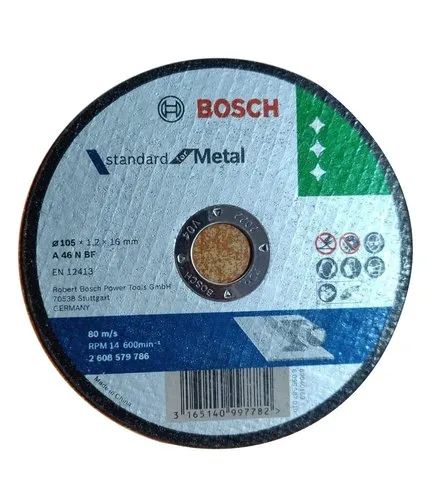 Stainless Steel Bosch AG4 Cutting Wheel, Size : 105x1.2x116 Mm (DxTxL)