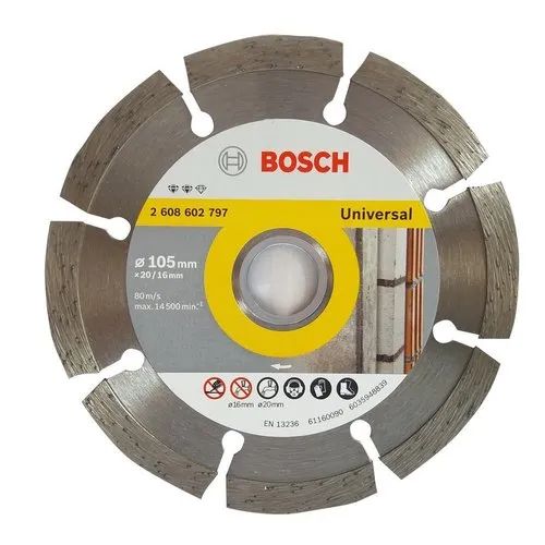 Bosch Universal Diamond Cutting Wheel, Feature : Easy To Fit, Fine Finish, Rust Proof, Strong Built