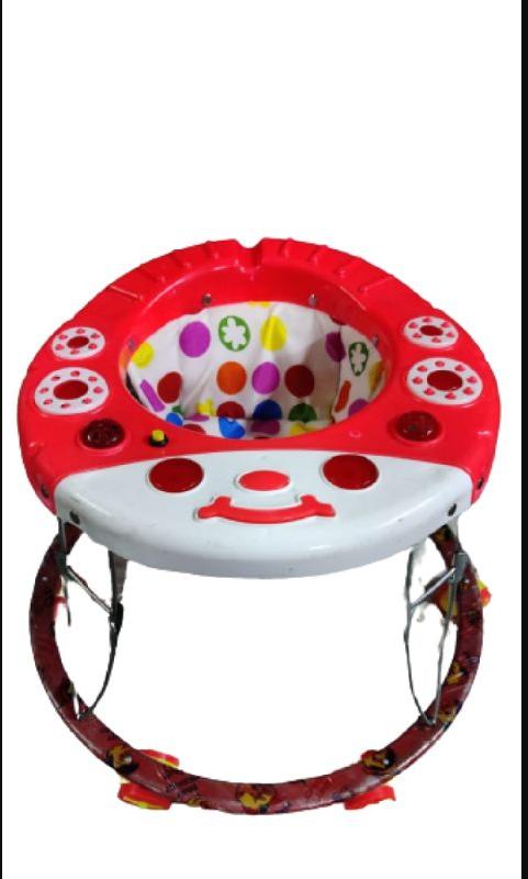Metal Hand Operated Baby Walkers, for Personal Use, Color : Blue, Green, Red, Yellow