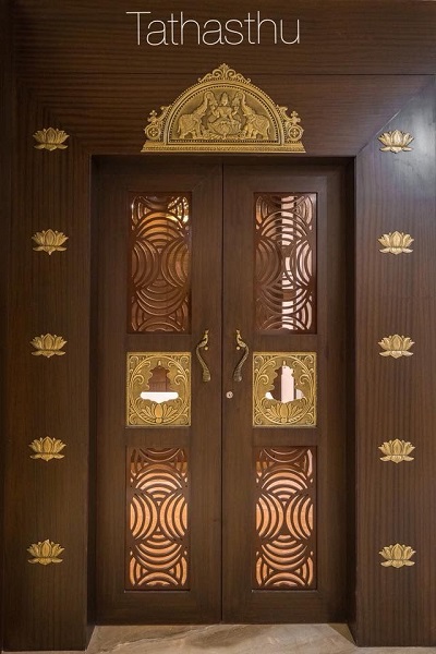 Main teak door, Color : grey