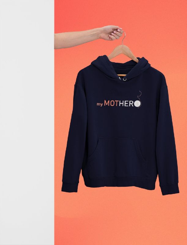 Printed Winter Hoodie - \'My Mother\' Design Printed