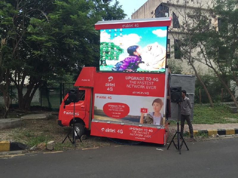 Hydraulic LED Screen Van Rental Service