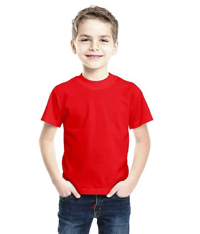 Boys Cotton T Shirt, Occasion : Casual Wear, Pattern : Plain at Best ...