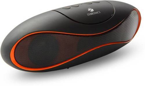 Zebronics Bluetooth Speaker, Color : Black