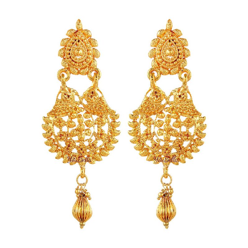 Polished Metal Gold Plated Earrings, Style : Antique