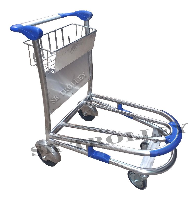 Iron Airport Trolley With Brake, Feature : Durable Finish Standards