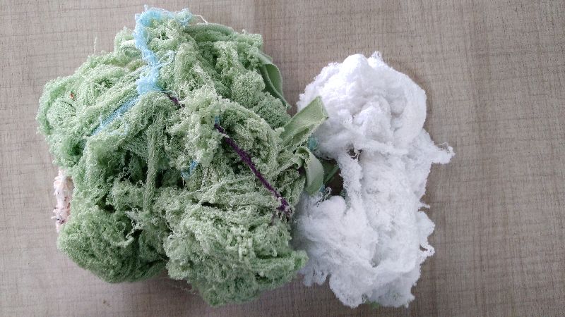 Banian yarn waste, Color : Color white