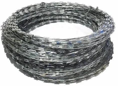Mild Steel Concertina Fencing Wire, Grade : AISI