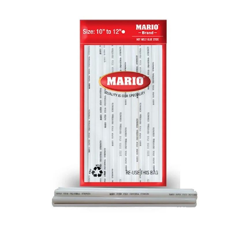Mario Hot Melt Glue Sticks, Color : White