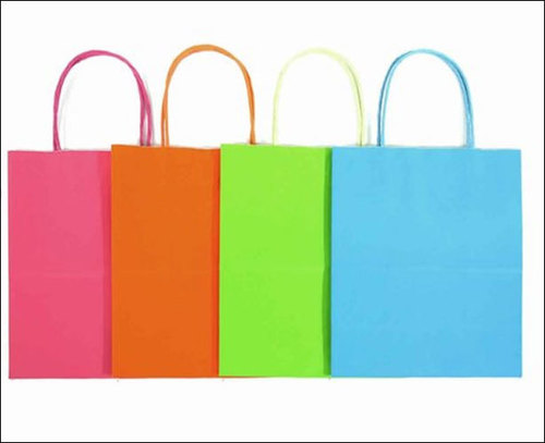 Plain Paper Shopping Bags, Feature : Easy Folding, Easy To Carry