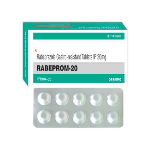 Rabeprom 20 Tablets