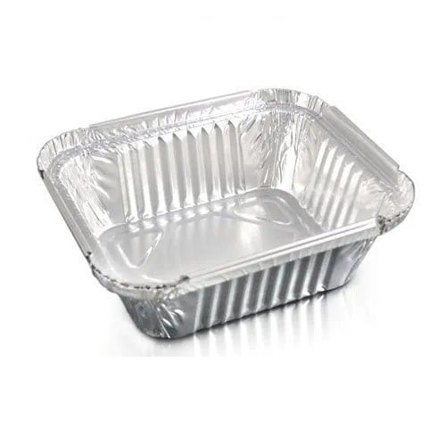 Silver Aluminum Foil Container