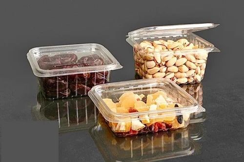 Plastic Hinged Lid Container