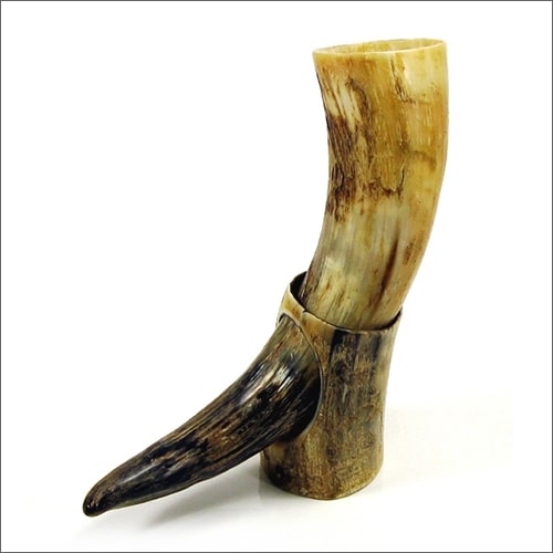 High Quality Buffalo Drinking Horn, Color : Brown