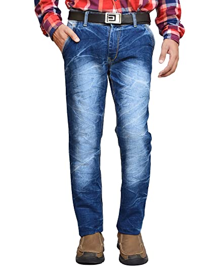 Mens Puerto Madero Denim Jeans, for Shrink Resistance, Impeccable Finish, Comfortable, Packaging Type : Poly Bag